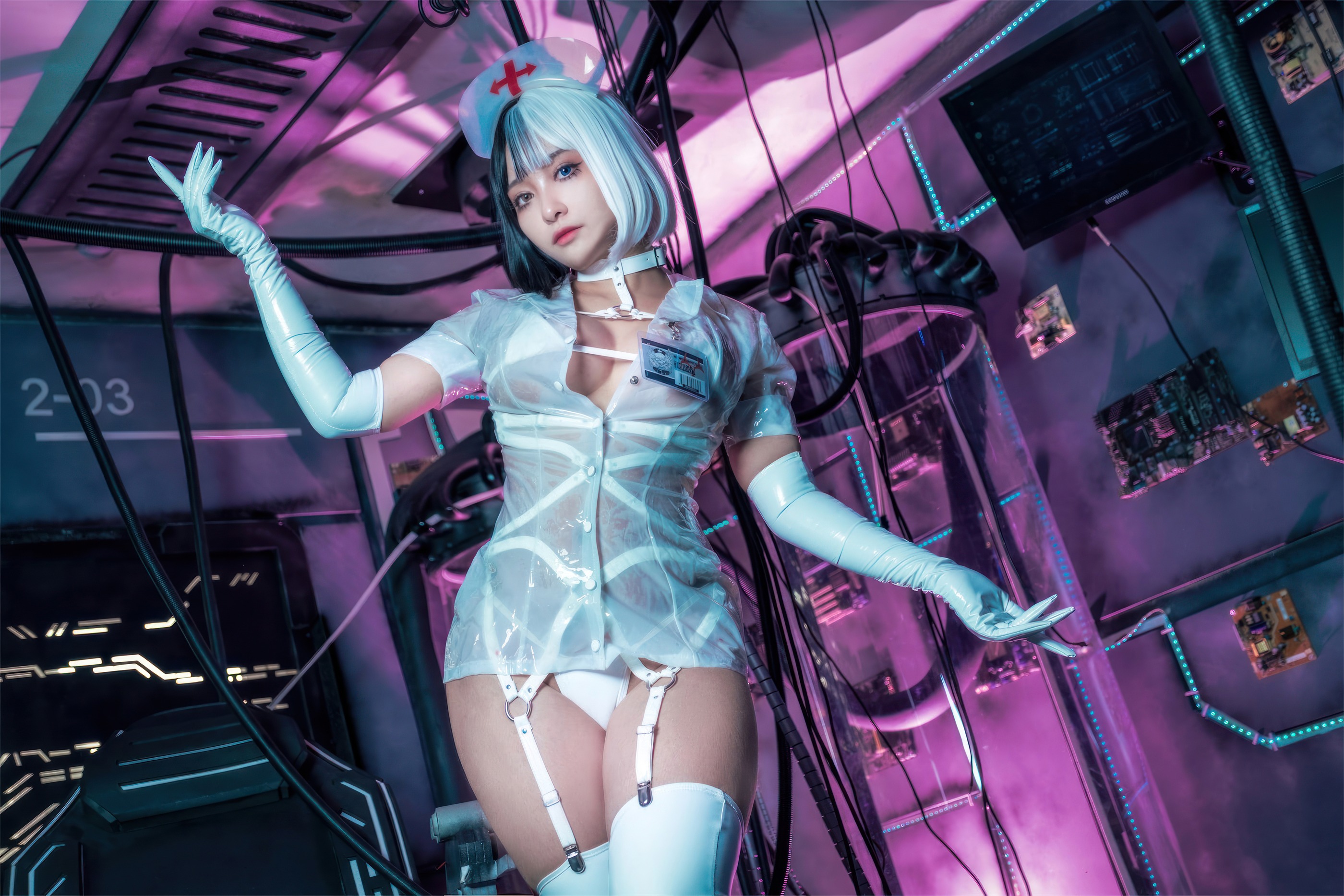 图片[1]-洛璃 LoLiSAMA – NO.054 透明护士[37P]-XikXak
